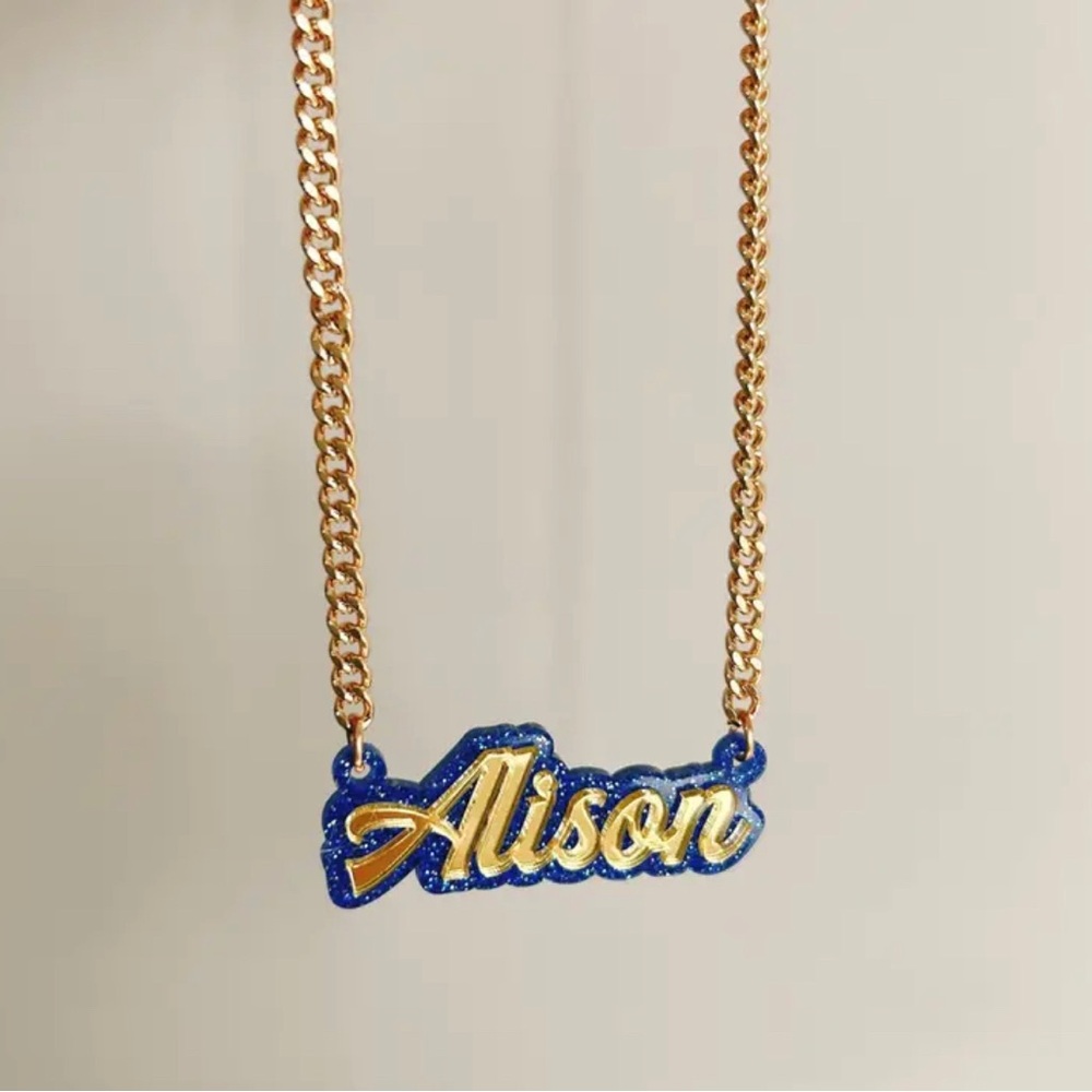 Custom made personalized name necklace